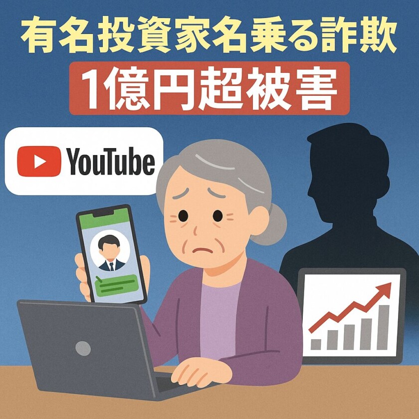 有名投資家名乗る詐欺
