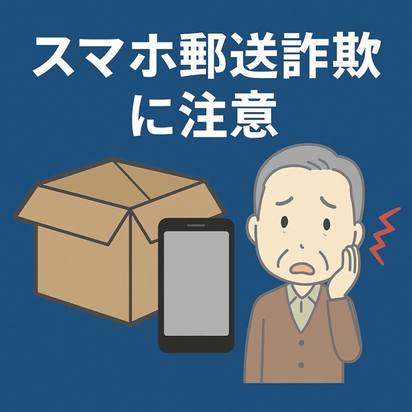 スマホ郵送詐欺
