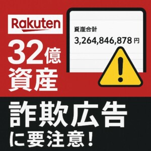 楽天詐欺広告に注意