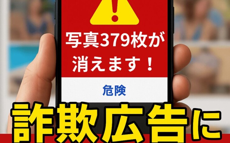 詐欺広告に注意