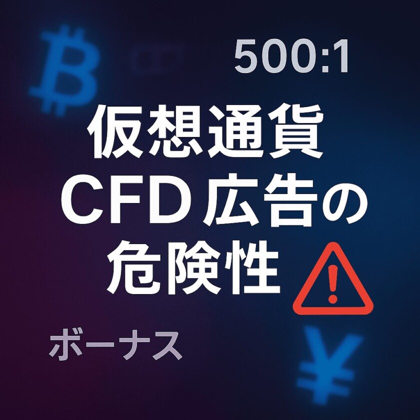仮想通貨CFD広告
