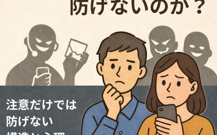 なぜ詐欺は防げないのか