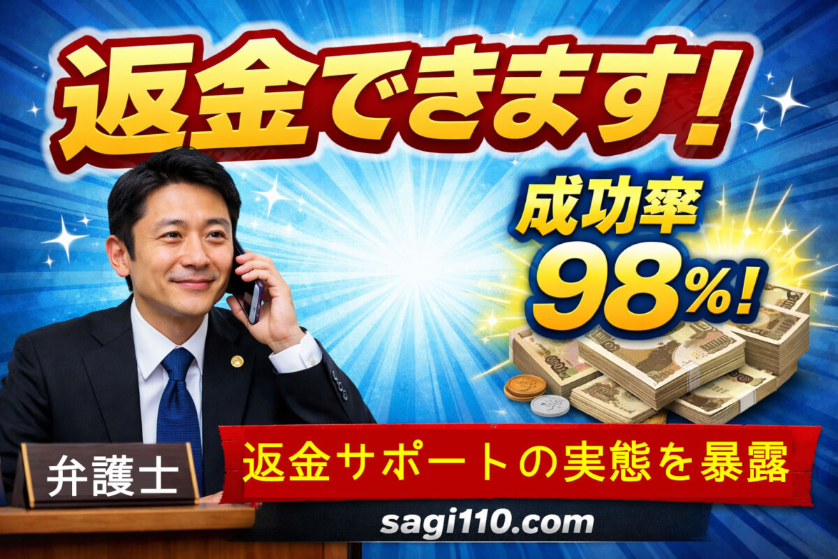 返金サポート詐欺