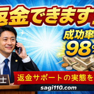 返金サポート詐欺