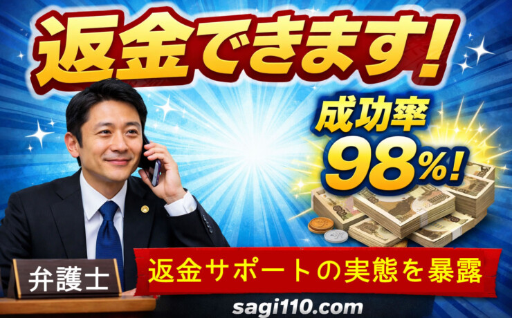 返金サポート詐欺